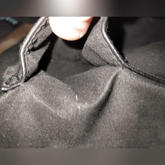 Handmade Black Clutch Purse with Silver Studs New - Picture 5 of 9